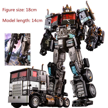 Transformation Toys Robot Car Alloy Plastic Action Figure Anime Action Figure Movie Series Children Birthday Gift