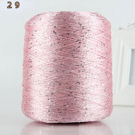 500G Glitter FancyYarn Sequin  Hand Crochet Thread Knitting Clothes Needleworkyarn With Sequins Knitting Yarn Needlework Sequins