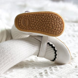 New Baby Shoes Baby Boy Girl Shoes Leather Rubber Sole Anti-slip Toddler First Walkers Infant Crib Shoes Newborn Girl Moccasins