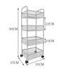 Food Trailer Trolley Rolling Cart Organizer Metal Vegetable Utility Trolley Wine Garden Grocery Archivadores Restaurant Furiture