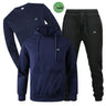 High quality embroidered hooded sweatshirt pants suit casual sports training clothes men's three-piece set