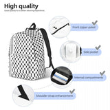 Palestinian Hatta Folk Teenage Backpack Outdoor High School Business Palestine Arabic Keffiyeh Daypack for Men Women Canvas Bags