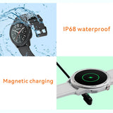 New MW04 fashion smart watch screen 360*360 resolution blood oxygen heart rate sleep monitoring Bluetooth call waterproof