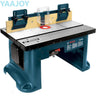 RA1181 Benchtop Router Table 27 in. x 18 in. Aluminum Top with 2-1/2 in. Vacuum Hose Port  rattan furniture  patio furniture