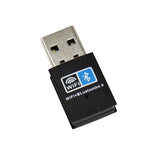 WiFi Bluetooth Wireless Adapter 150Mbps USB Adapter 2.4G Bluetooth V4.0 Dongle Network Card RTL8723BU for Desktop Laptop PC