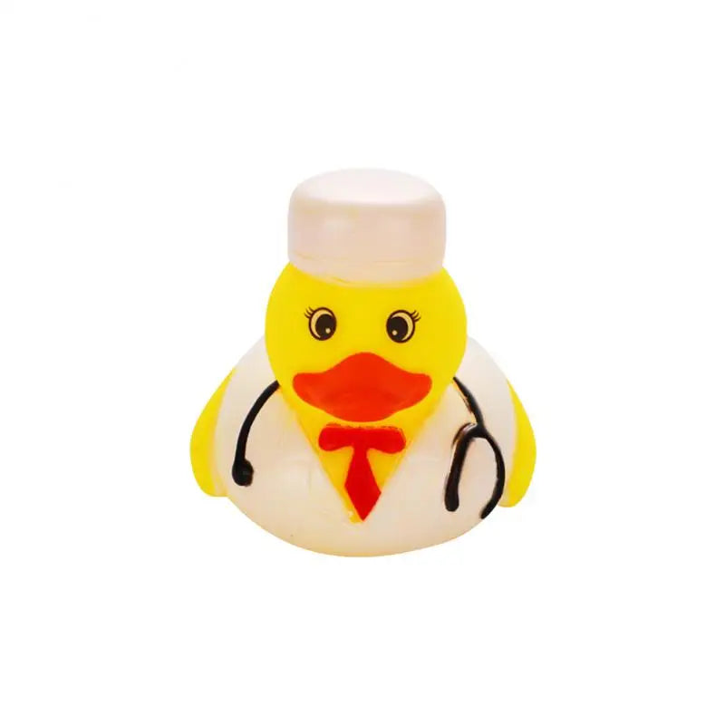 1pcs Rubber Ducks Baby Bath Toys Kids Shower Bath Toy Float Squeaky Sound Duck Funny Swimming Water Play Game Gift For Children