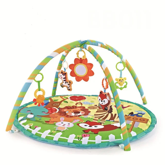 Baby Mat Kids Activity Gym Fitness Frame Play Mat Toys Playground Crawling Game Blanket Fence Toddler Game Center Kids Carpet