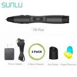 Creative 3D Printing Pen by SUNLU SL-300 - Perfect DIY Gift with Adjustable Speed and Multi-Plug Options