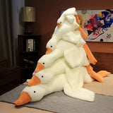 50-190cm Cute Big White Goose Plush Toys Kawaii Huge Duck Sleep Pillow Cushion Soft Stuffed Animal Doll Birthday Gift for Kids