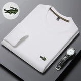 2023 High quality Men's Long Sleeve T-shirt Spring And Autumn Business Casual Sports Embroidered Polo Shirt Lapel Men's Clothing