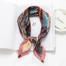 2023 Brand Crinkle Scarf Women Silk Satin Square Neck Tie Hand  Wirst Female Headscarves Bandana Shawl  Leopard Hair Foulard