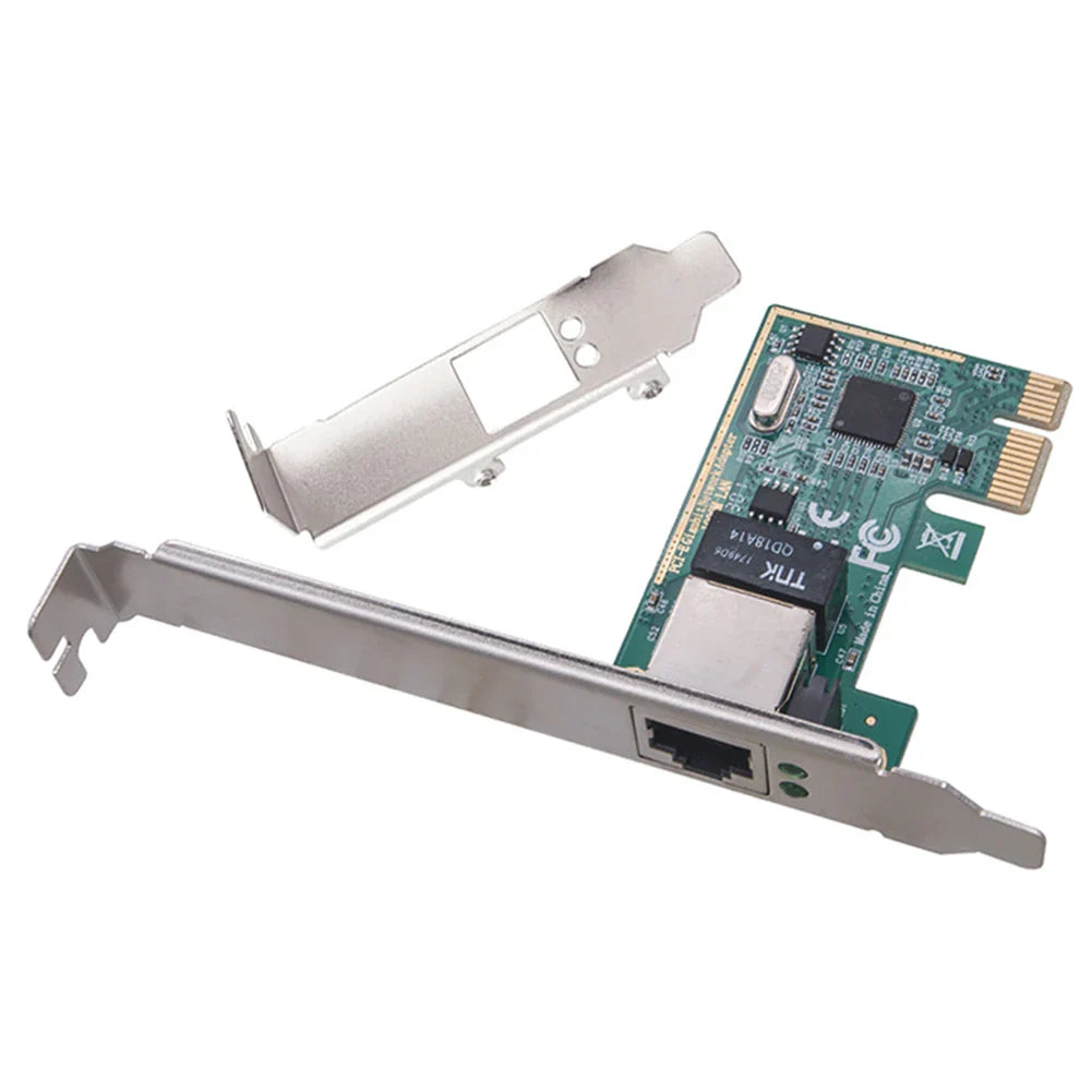 1000Mbps PCIE To RJ45 Network Card 10/100/1000M RJ45 PCI Express Converter LAN Etherent Gigabit Adapter Controller Card for PC