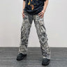 2023 Kanye Y2K Streetwear Baggy Stacked Flared Jeans Cargo Pants For Men Clothing Grey Women Wide Leg Long Trousers Ropa Hombre
