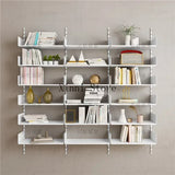 Metal Display Bookcase Magazine Rack Wall Modern Bookcase Office Library Muebles Organizador Living Room Furniture YN50BC1