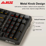 AJAZZ AK992 Mechanical Keyboard Bluetooth 2.4G Wireless RGB 100 Keys Hot Swap Ergonomic USB Keyboards For pro Gamer Laptop PC