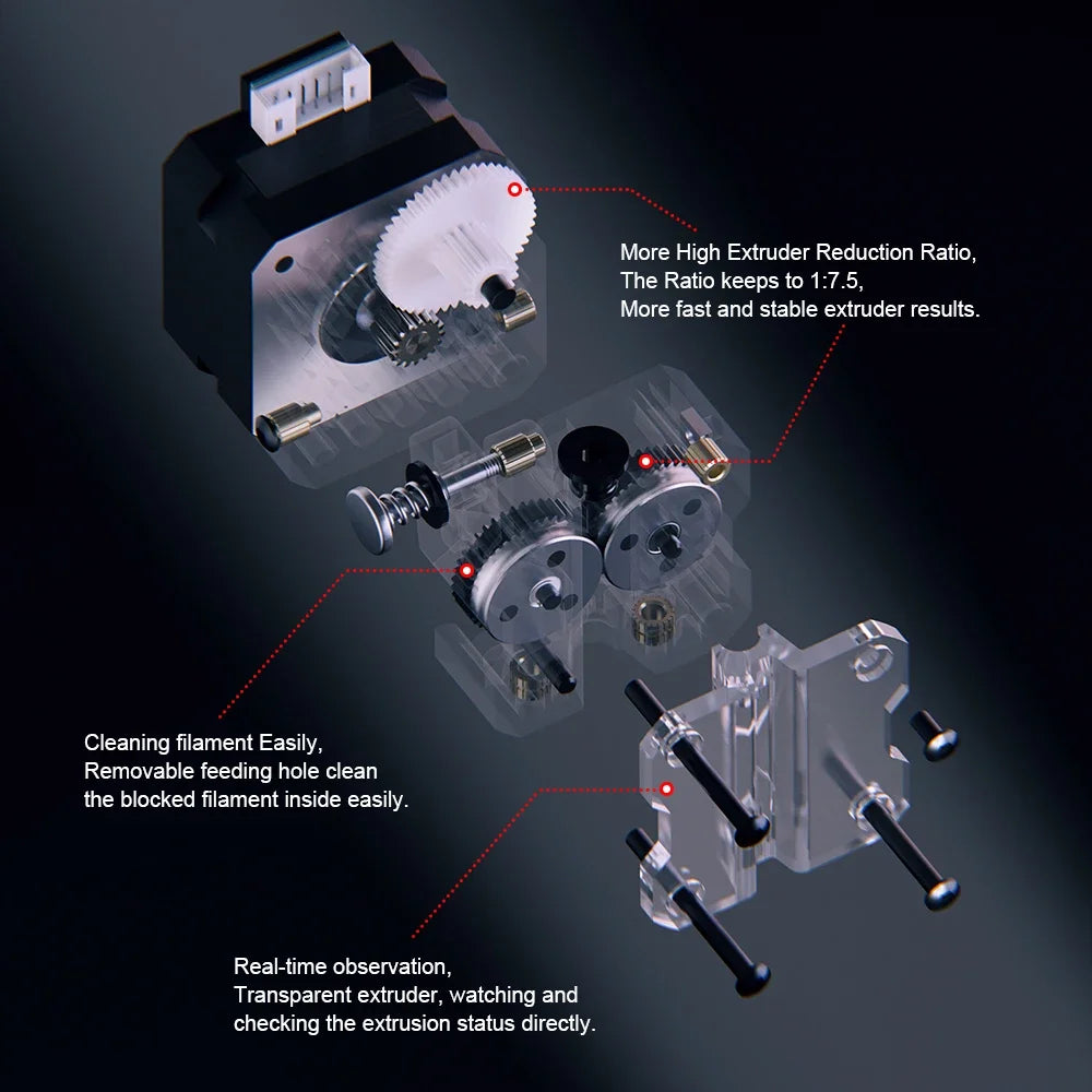 Flying Bear 3d Printer Ghost 6 High Precision with High Speed Printing Machine Adopt Core XY Motion Dual Direct Extruder