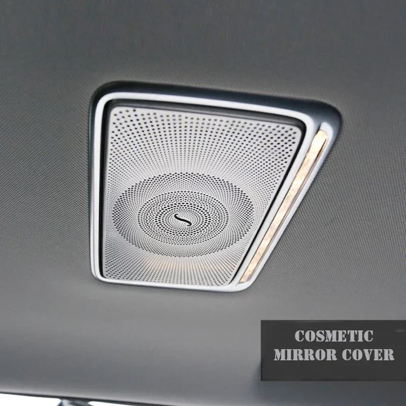 For Mercedes Benz S class S320 S350 W222 Car Gate Door Loudspeaker Pad Audio Speaker Cover Trim Frame Sticker Accessories