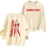 2024 Beyonce Cowboy Carter Sweatshirt Harajuku Hip Hop Round Neck Long Sleeve Oversized Hoodie Fans Gift