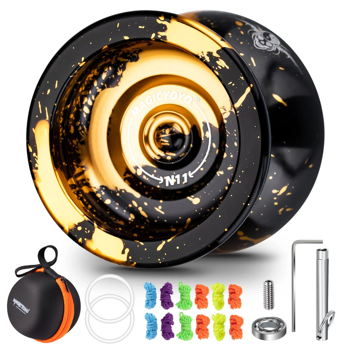 MAGICYOYO Professional Yoyo N11 Responsive Yoyo for Kids, Dual Purpose Yo Yo with Accessory Kit