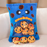Cartoon Ramen Puff Cookie Bag Bubble Tea Plush Pillow Stuffed Kawaii Animals Axolotl Yellow Duck Bat Bunny Small Balls Candy Bag