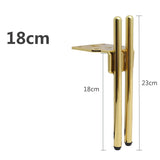 Oulylan 4PCS Furniture Legs Metal For Sofa Cabinet Double Headed Metal Table Legs Bed Feet Cabinet Replacement Parts