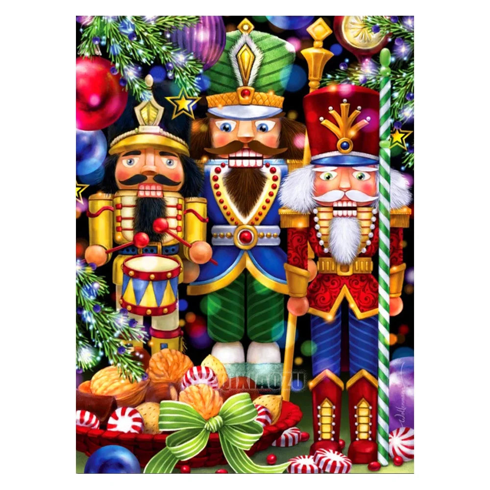 Diamond Painting Christmas Snowman Cross Stitch New Arrival 5D DIY Diamond Embroidery Mosaic Cartoon Craft Holiday Decorations