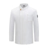 Chef coat long sleeve men chef jacket waiter T-shirt chef uniform restaurant chef coat Bakery Breathable Cooking clothes logo