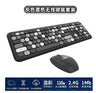 Wireless Keyboard Mouse Combo 2.4G Compact Keyboard and Mouse Combo Ergonomic and Portable Design for Computer, Windows,Desktop