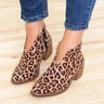 2022 Autumn Plus Size New Ladies Leopard Print Thick Heel Women Boots Fashion Thick Sole Warm Ankle Boots Retro Botas Femininas