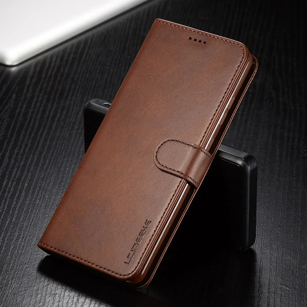 Leather Phone Case for Xiaomi Poco X4 M4 Pro 11T 11Lite F3 X3 NFC Flip Wallet Cover  Redmi 10C 10 9 9A 9C 9T Note 11 10 8 9 Pro