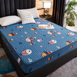 180x200cm thick cotton mattress cover, bedroom mattress, cartoon bed sheet with pet child protective cover