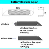 70 pcs 18650 cells Ebike Battery Box 36v 48v 52v Reention Kirin Side Open Release Electric Bike Battery Case with Cells Holder