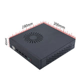 Mini ITX Chassis Portable Desktop Computer Case Gaming PC Components Shell With CPU Cooling Fan Wifi Module And Antenna DIY