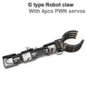 4 dof Robot Claw Clamp PWN/BUS Servo 500g Load Mechanical Arm For ESP32/Arduino Robot DIY Kit Programmable Toy Robot Starter Kit