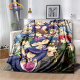 Anime JoJo's Bizarre Adventure Stone Ocean flannel Blanket Throw blanket Warm Sofa bed  children and girls Gift s