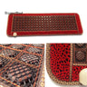 Jade Massager Thermal Cushion Leopard Design Heated Seat Sofa Tourmaline Negative Ion Cushion 50cmX150cm