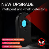 New Upgrade Anti Candid Hidden Camera Detector Anti-theft Alarm Hotel Pinhole  Infrared Automatic Bug Scanner Device USB Charge