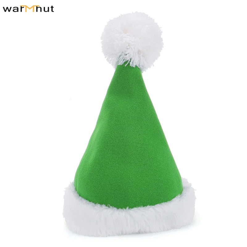 WarmHut Christmas Elf Dog Cat Costume With Hat Funny Pet Christmas Winter Fleece Coat Coat Clothes Outfit Apparel S M L XL Size