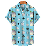 Duck 3d Print Summer Beach Shirt Men Floral Fashion Hawaiian Casual Short Sleeve Single-Breasted Imported Clothing Streetwear