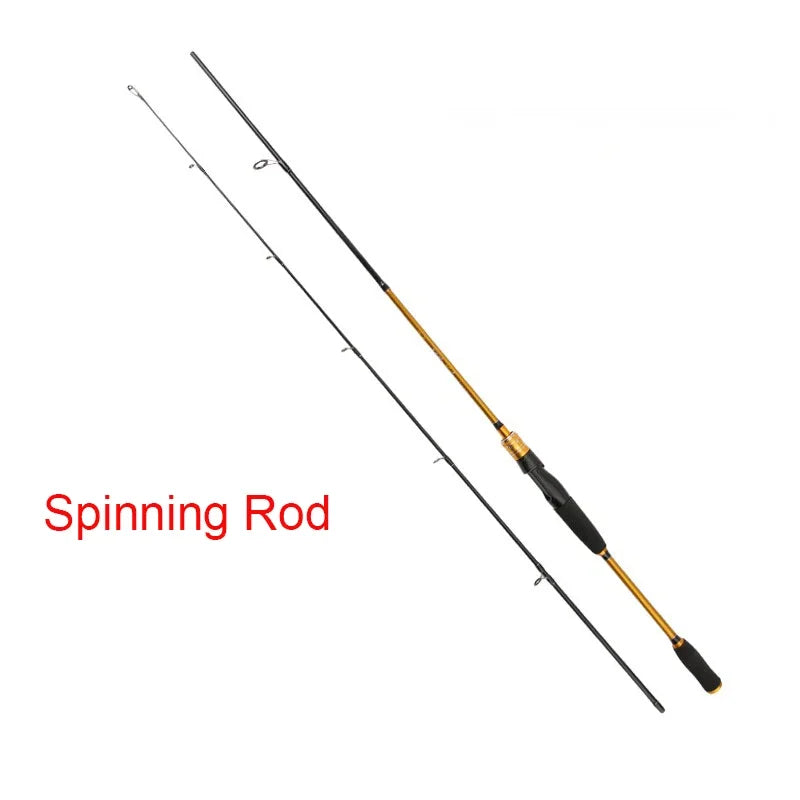 1.65m 1.8m Fishing Rod Carbon Fiber Spinning/Casting Fishing Pole Bait WT 8-20G Line WT 8-16LB M Power Fast Action Fishing Rods