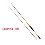 1.65m 1.8m Fishing Rod Carbon Fiber Spinning/Casting Fishing Pole Bait WT 8-20G Line WT 8-16LB M Power Fast Action Fishing Rods