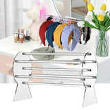 Multifunctional Headband Holder Clear Jewelry Organizer Perfect Headband Display Organizer for Teen Girl Women Gifts