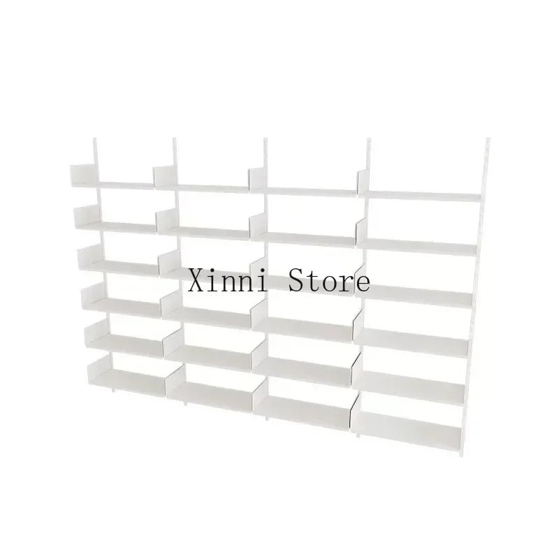 Metal Display Bookcase Magazine Rack Wall Modern Bookcase Office Library Muebles Organizador Living Room Furniture YN50BC1