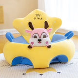 Baby Sofa Support Seat Cover Plush Chair Learn To Sit Comfortable Cartoon Toddler Nest Puff Wash No Stuffing Cradle