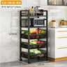 Home Kitchen Trolley Multifunction Oven Microwave Cart Moving Floor Fruit Vegetable Storage Cart Kitchen Island Trolley Cart Z