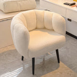 Pumpkin Living Room Chair Nordic Ins Make up Vanity Chair Single Sofa Bedroom Balcony Chairs Soft Sherpa Leisure Seat Home