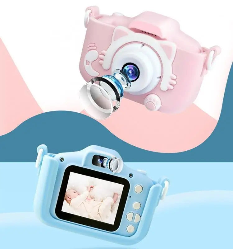 Child Camera Toy 1080P HD Screen Outdoor Toys for Girls Boys Chirstamas Gifts Mini Children camera Digital Camara Fotos Infantil