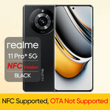 Global ROM realme 11 Pro Plus 5G Smartphone Android Cellphones MTK 7050 1TB ROM 12GB RAM 120Hz FHD+ 200MP OIS 100W Mobile Phone