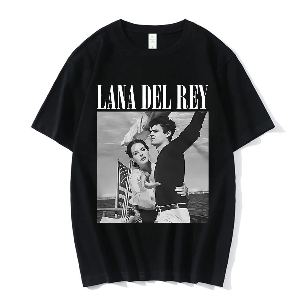 New Lana Del Rey Ldr Graphic Print T Shirt Fashion Streetwear Short Sleeve Casual Crew Neck Plus Size T Shirt Women