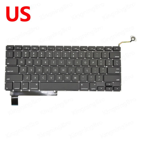 New A1286 Keyboard For MacBook Pro 15" A1286 Replacement Keyboard US UK ES FR RU DE HU KR PT DK NO 2009 2010 2011 2012